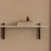 Audo CORBEL Półka Ścienna 100 cm / Ciemny Dąb - Marmur