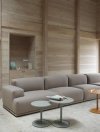 Muuto SOFT SIDE Stolik Okrągły 48 cm Biały / Blat 41 cm Dąb Naturalny