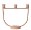 Muuto OPEN Świecznik Trójramienny - Light Terracotta