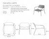 Blomus YUA Fotel Ogrodowy Lounge / Szary Granite Grey