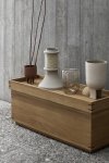 Kristina dam studio JAPANESE Stolik z Pojemnikiem M / Dąb Olejowany