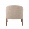 Bloomingville CAMINO Fotel Tapicerowany Boucle / Beżowy