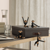 Kay Bojesen MONKEY Figurka Drewniana Małpka MINI Czarna