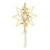 Georg Jensen CHRISTMAS Gwiazda - Czubek na Choinkę 24 cm Złoty