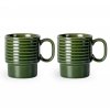 Sagaform COFFEE RETRO Filiżanka do Kawy 250 ml 2 Szt. / Zielona