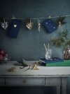 Rosendahl KAREN BLIXEN Christmas Zawieszka Świąteczna - Romb 11 cm Srebrna