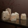 Kähler URBANIA Świecznik Tealight - Domek Biały - Church 