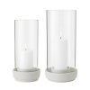 Stelton HURRICANE Lampion - Świecznik 24,5 cm / Piaskowy