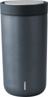 Stelton TO GO CLICK Stalowy Kubek Termiczny 200 ml Niebieski Metaliczny