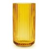 Lyngby Porcelain LYNGBY Szklany Wazon do Kwiatów 38 cm / Żółty Amber