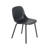 Muuto FIBER OUTDOOR Krzesło Ogrodowe - Zewnętrzne / Czarne