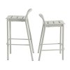 Muuto LINEAR Krzesło Barowe Ogrodowe - Hoker 65 cm / Niebieski