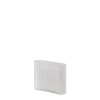 Muuto RIDGE Szklany Wazon do Kwiatów 16,5 cm / Biały Szroniony