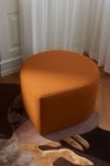 Aytm STILLA Puf Tapicerowany - Siedzisko / Pomarańczowy AMBER BOUCLÉ