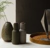 Menu BOTTLE Młynek do Soli i Pieprzu / Khaki z Ciemnym Drewnianym Korkiem