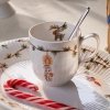 Kähler HAMMERSHØI CHRISTMAS 2024 Kubek Świąteczny 330 ml / Biały Zdobiony