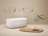 RIG-TIG by Stelton BOX-IT Chlebak - Pojemnik na Chleb z Deską Bambusową - Jasnoszary