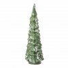 Bloomingville CHRISTMAS FLICKA Lampion Świąteczny LED - Choinka Ceramiczna 29 cm / Zielona