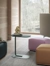 Muuto RELATE Stolik Pomocniczy - Boczny 73,5 cm Biały / Blat Dąb Naturalny