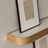 Menu EPOCH Półka Ścienna 50 cm Dąb Naturalny / Półka Wewnętrzna Mleczna