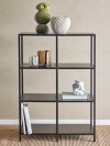 Bloomingville VALDE Metalowy Regał na Książki / Czarny