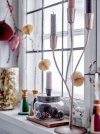 Bloomingville CHRISTMAS LORINE Świecznik Świąteczny / Złoty