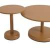 Muuto LINEAR OUTDOOR Stalowy Stolik Kawowy Ogrodowy - Zewnętrzny / Pomarańczowy