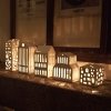 Kähler URBANIA Świecznik Tealight - Domek Biały - Functio