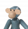 Kay Bojesen MONKEY Małpka Drewniana Mini - Niebieska / Edycja Limitowana