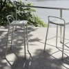 Muuto LINEAR Krzesło Barowe Ogrodowe - Hoker 75 cm / Niebieski