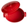 Emile Henry - Owalny Garnek Ceramiczny 6 l / Czerwony