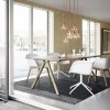 Muuto FIBER ARMCHAIR SWIVEL BASE Krzesło Obrotowe - Czarne - Siedzisko Tapicerowane Czarną Skórą / Metalowa Rama