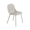 Muuto FIBER OUTDOOR Krzesło Ogrodowe - Zewnętrzne / Szare