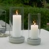 Stelton HURRICANE Lampion - Świecznik 29 cm / Piaskowy