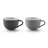 Stelton EMMA Filiżanki do Herbaty 350 ml 2 Szt. Szare