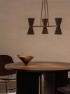 Audo COLLECTOR Żyrandol - 3 Lampy / Kremowy - Złoty