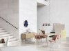Muuto OSLO Krzesło Tapicerowane - Beżowe / Rama Chromowana (Tkanina Ocean 32)