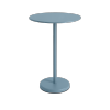 Muuto LINEAR Okrągły Ogrodowy Stolik Kawowy 70 cm / Wys. 105 cm / Niebieski