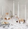 Kähler HAMMERSHØI CHRISTMAS Świecznik Świąteczny 16 cm Zdobiony / Biały