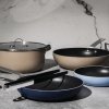 Alessi TAMA Garnek Aluminiowy z Powłoką Nieprzywierającą 24 cm