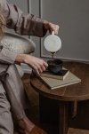Audo ANDROGYNE Okrągły Stolik Kawowy 50 cm / Ciemny Dąb