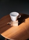 Clap Design CUBE Filiżanka / Zestaw do Kawy Lungo 145 ml Biały