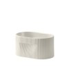 Muuto RIDGE Ceramiczna Doniczka do Kwiatów 13 cm / Biała