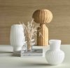 Villa Collection CUNEO Szklany Wazon do Kwiatów 31 cm Biały