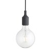 Muuto E27 Lampa Żarówka LED Ciemnoszara