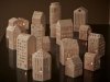 Kähler URBANIA Świecznik Tealight - Domek Biały - Japanese House