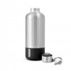 black+blum EXPLORER Stalowa Butelka Termiczna do Wody 850 ml / Czarna