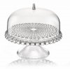 Guzzini TIFFANY Patera z Kloszem do Ciasta 30 cm / Transparentna