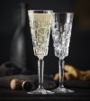 Lyngby Glass ETNA Kryształowe Kieliszki do Szampana 190 ml / 4 Szt.
