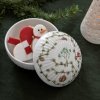 Kähler HAMMERSHØI CHRISTMAS Bombonierka Świąteczna / Porcelanowy Pojemnik z Pokrywką